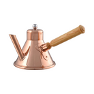 Mauviel M'Tradition Copper Coffee Pot With Wood Handle, 2.4-In - Mauviel USA