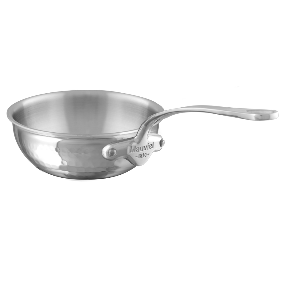 Mauviel M'ELITE Hammered 5-Ply Chef Pan With Cast Stainless Steel Handle - Mauviel1830