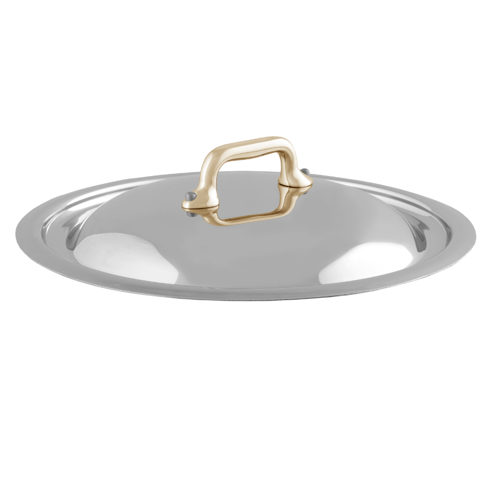 Mauviel M'COOK BZ 5-Ply Curved Lid With Bronze Handle, 11-In - Mauviel USA
