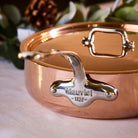 Mauviel M'Heriage M'150 S Copper Saute Pan With Lid & Cast Stainless Steel Handle, 1.8-Qt - Mauviel1830