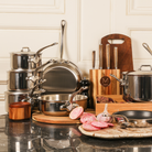 Mauviel M'COOK 5-Ply 12-Piece Cookware Set With Cast Stainless Steel Handles - Mauviel1830