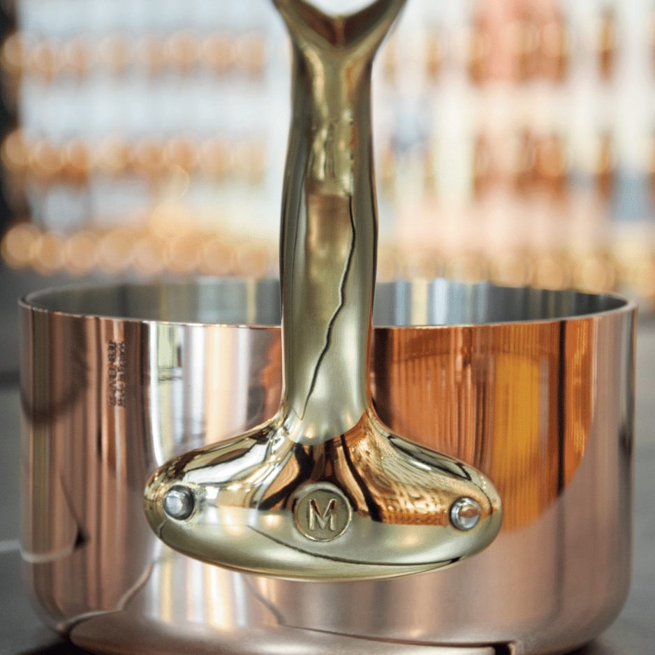 Mauviel M'Heritage M'200 B 6-Piece Copper DeLuxe Cookware Set With Brass Handles - Mauviel1830