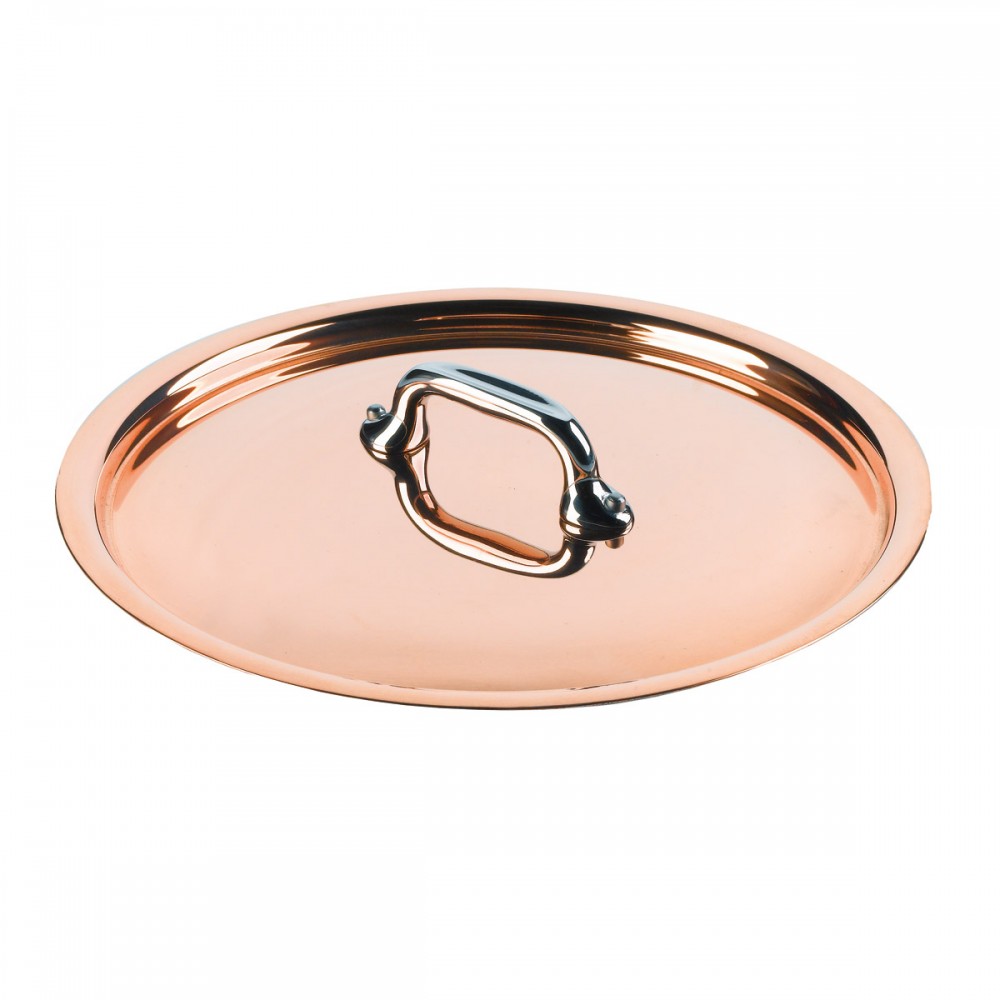 Mauviel M'Heritage M'150 S Copper Lid With Cast Stainless Steel Handle - Mauviel1830