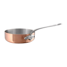 Mauviel M'150 S Copper Saute Pan With Cast Stainless Steel & Helper Handle, 3.5-Qt - Mauviel1830