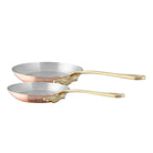 Mauviel 1830 M'HERITAGE 150 B 2-Piece Frying Pan Set With Bronze Handles - Mauviel USA