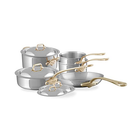 Mauviel 1830 M'COOK BZ 9-Piece Cookware Set With Bronze Handles - Mauviel USA
