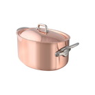 M'HERITAGE 150s Oval Cocotte with lid 11.8 In - Mauviel USA