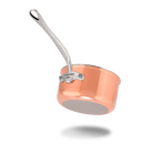 Mauviel M'Heritage M'6 S Induction Copper Sauce Pan With Lid, Cast Stainless Steel Handle, 0.9-Qt - Mauviel1830