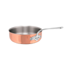 Mauviel M'6 S Induction Copper Saute Pan With Cast Stainless Steel Handle - Mauviel1830