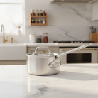 Mauviel M'Pure Sauce Pan With Lid, Cast Stainless Steel Handle, 0.5-Qt - Mauviel1830