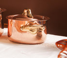 Mauviel M'Heritage M'150 B Copper Stewpan With Lid, Brass Handles, 1.8-Qt - Mauviel1830