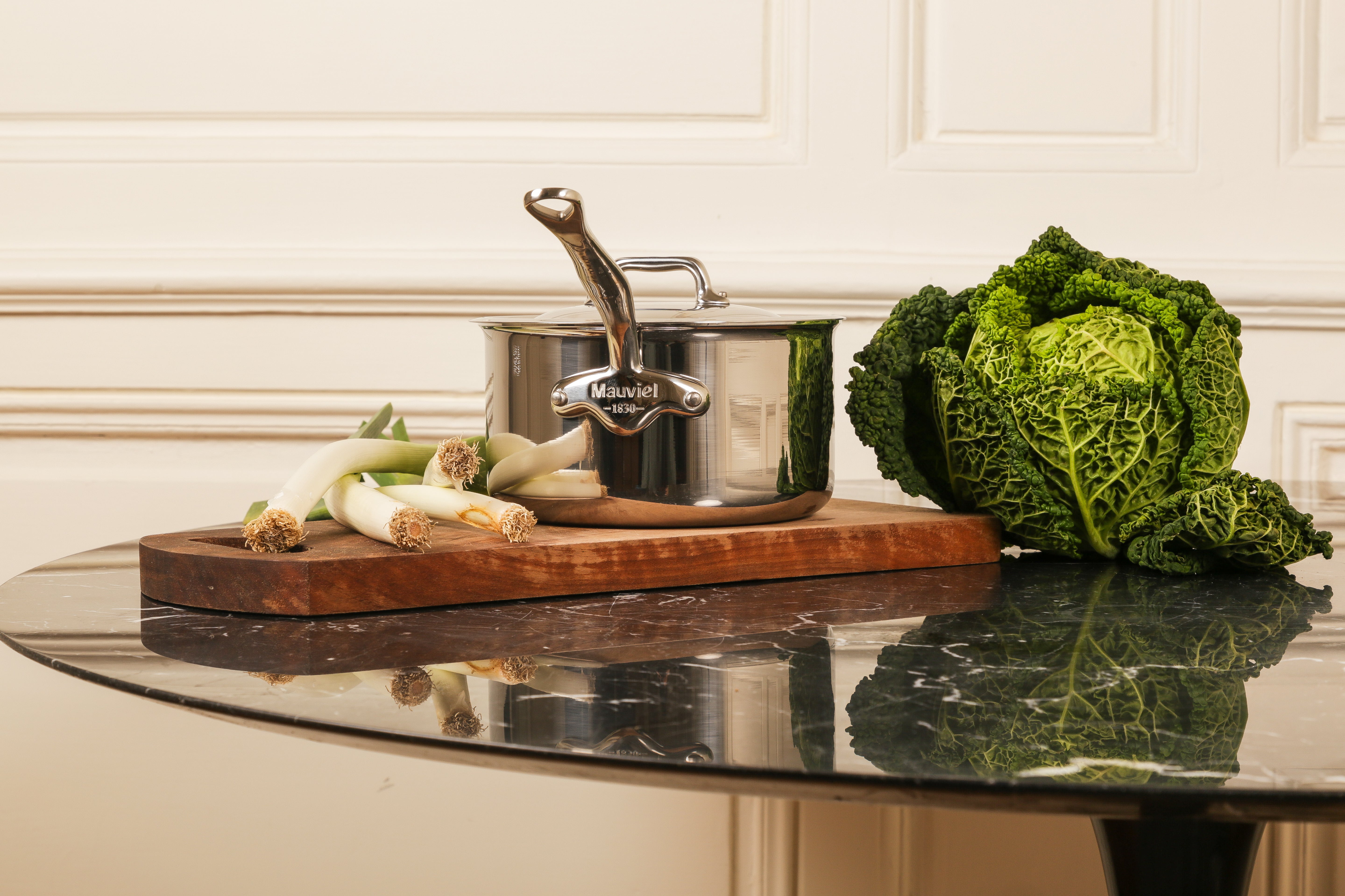 Mauviel M'COOK 5-Ply Sauce Pan With Cast Stainless Steel Handle - Mauviel1830