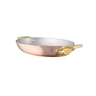 Mauviel M'Heritage M'150 B Copper Oval Gratin Pan With Brass Handles - Mauviel1830