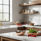 Mauviel M'Heritage M'200 B Chef Pan With Brass Handle, 3.6-Qt - Mauviel1830