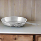 Mauviel M'Cook SB 5-Ply Frying Pan With Brushed Cast Stainless Steel Handle, 10.2-In - Mauviel1830