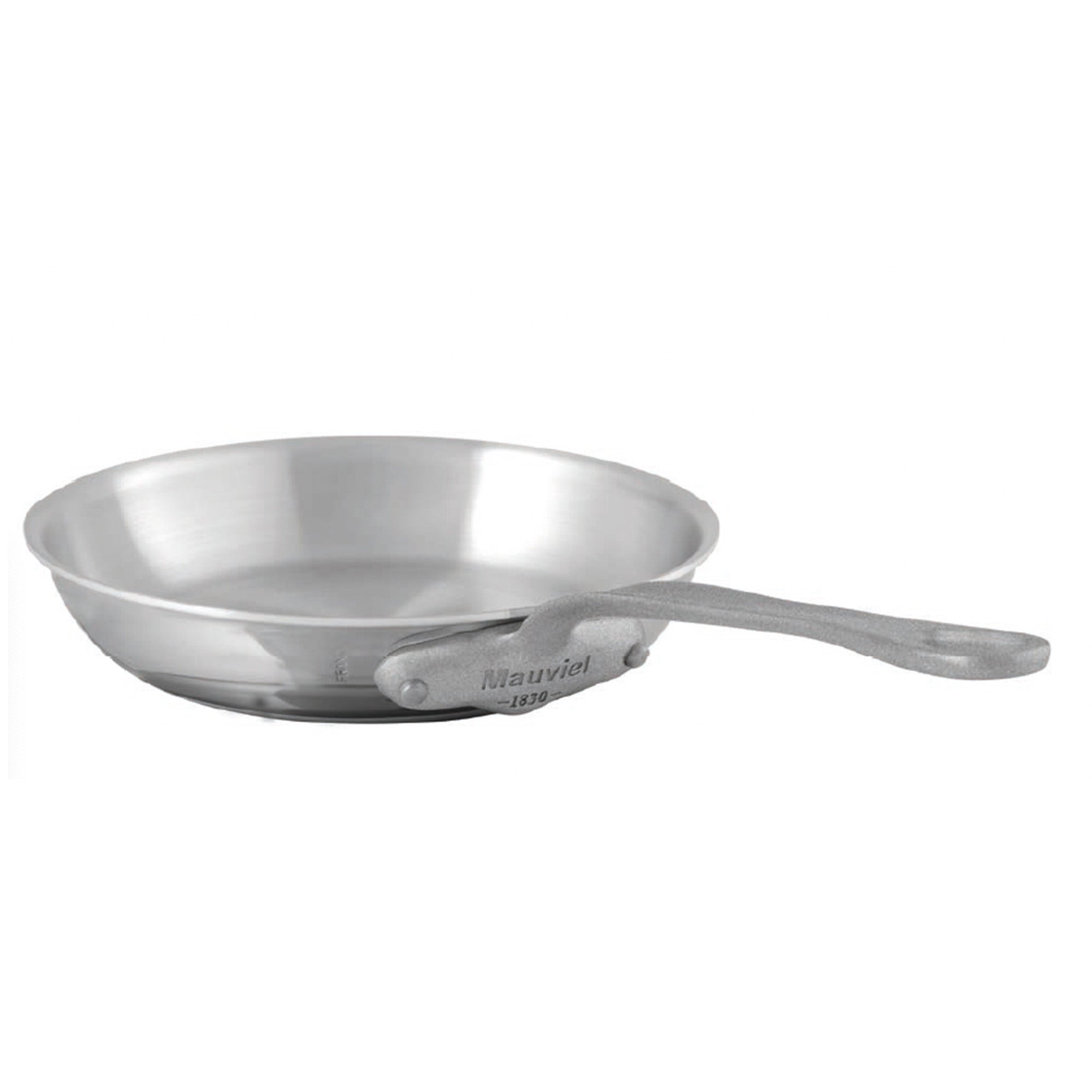 Mauviel M'Cook SB 5-Ply Frying Pan With Brushed Cast Stainless Steel Handle, 7.8-In - Mauviel1830