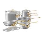 Mauviel M'COOK B 5-Ply 12-Piece Cookware Set With Brass Handles - Mauviel1830