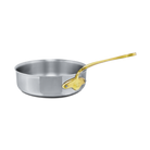 Mauviel M'COOK B 5-Ply Saute Pan With Brass Handle, 6.2-Qt - Mauviel1830