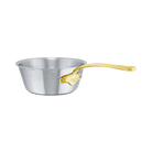 Mauviel M'COOK B 5-Ply Splayed Saute Pan With Brass Handle, 2-Qt - Mauviel1830