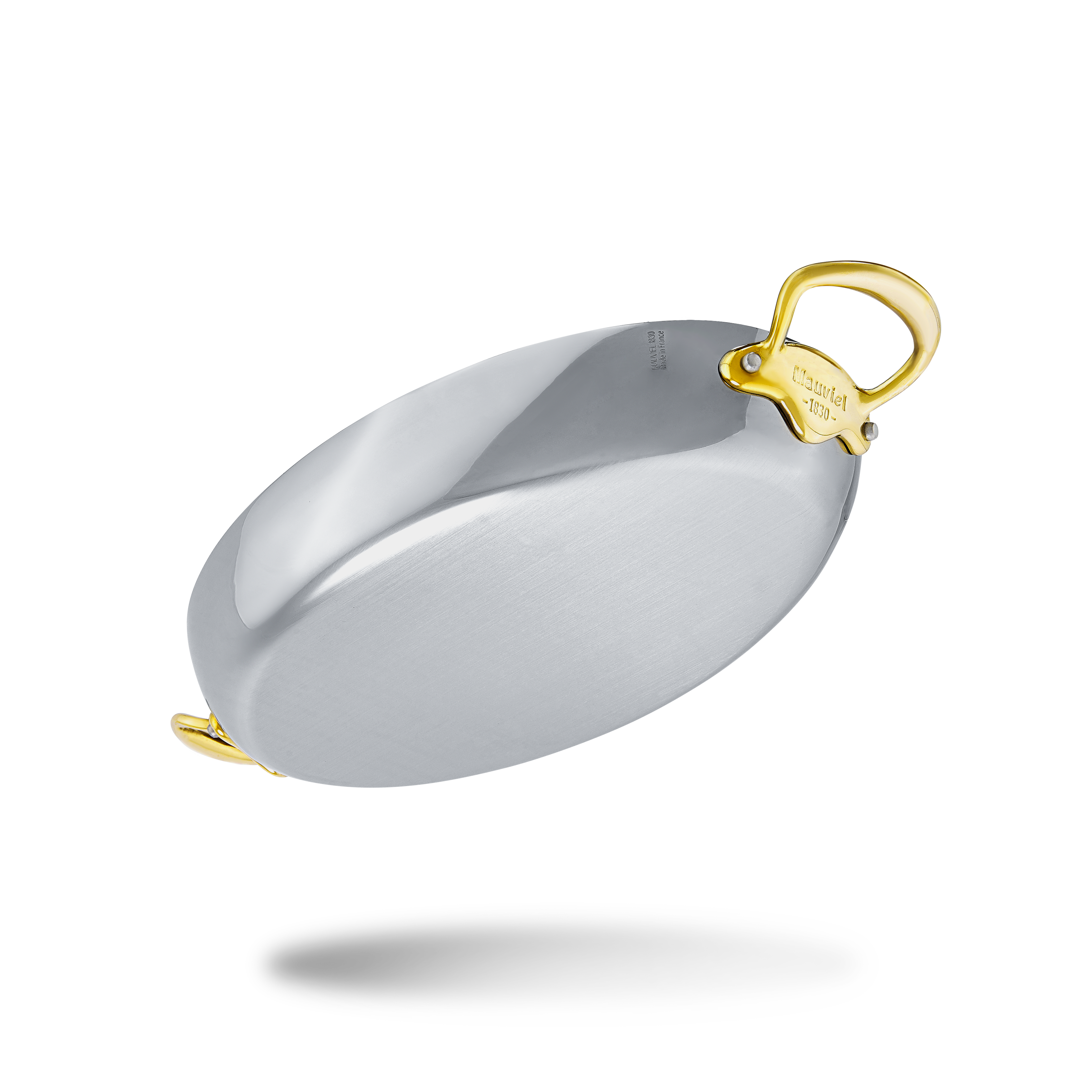 Mauviel M'COOK B 5-Ply Oval Pan With Brass Handles - Mauviel1830