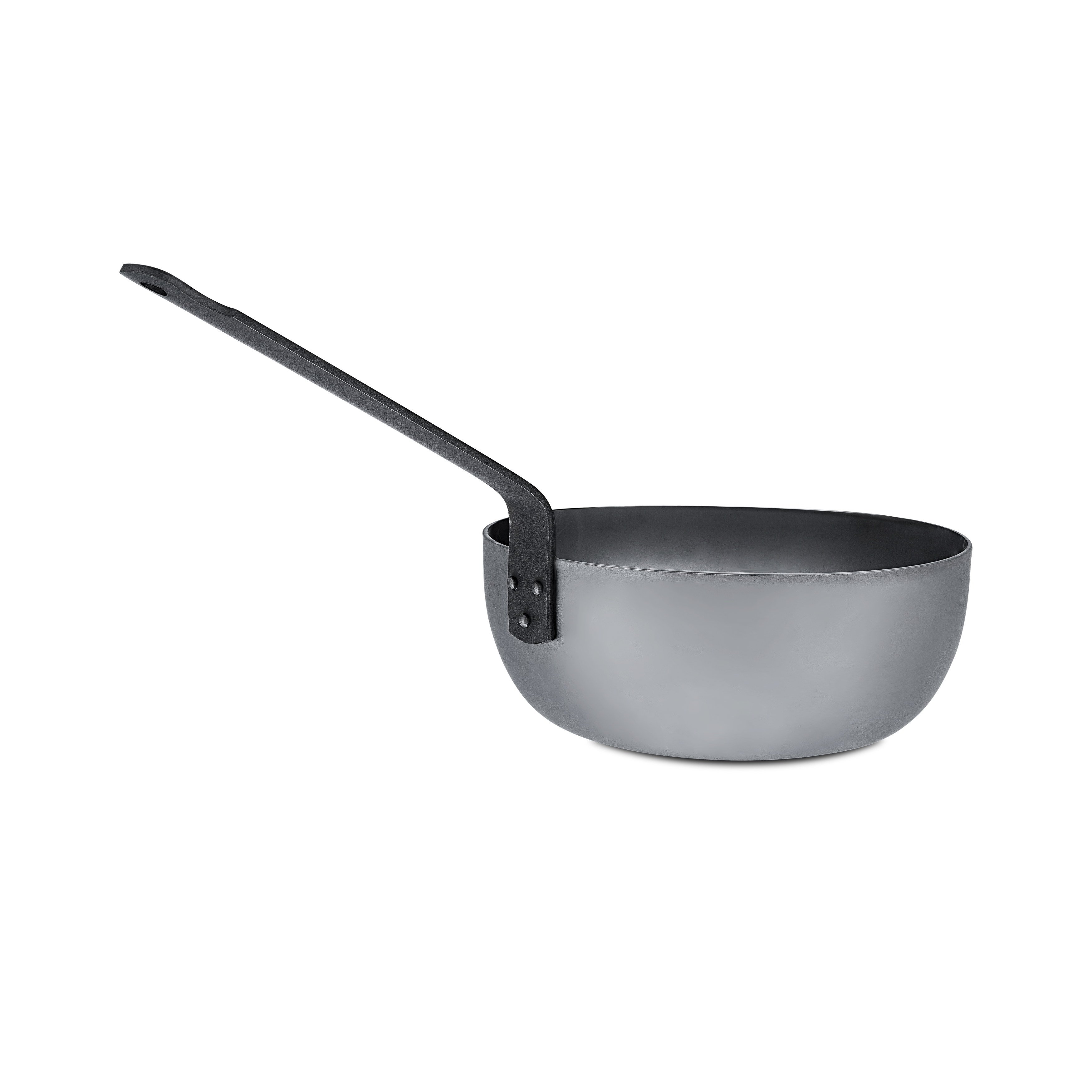 Mauviel M'STEEL Black Carbon Steel Chef Pan With Iron Handle - Mauviel1830
