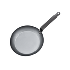 Mauviel M'STEEL Black Carbon Steel Round Frying Pan With Glass Lid, 11-In - Mauviel1830