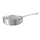 Mauviel M'URBAN 4 Saute Pan With Lid, Cast Stainless Steel Handle - Mauviel1830