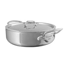 Mauviel M'URBAN 4 Tri-Ply Rondeau With Lid, Cast Stainless Steel Handles, 3.2-Qt - Mauviel USA