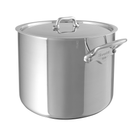 Mauviel M'URBAN 4 Tri-Ply Stockpot With Lid, Cast Stainless Steel Handles, -Qt - Mauviel1830