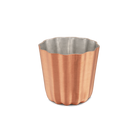 Mauviel M'PASSION copper 4-piece canele mold set with tinned interiors for baking traditional caneles