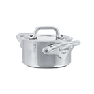 Mauviel M'MINIS Stainless Steel Stewpan With Lid, 3.54-In - Mauviel1830