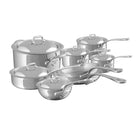 Mauviel M'COOK 5-Ply 14-Piece Cookware Set With Cast Stainless Steel Handles - Mauviel1830
