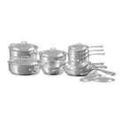 Mauviel M'COOK 5-Ply 16-Piece Cookware Set With Cast Stainless Steel Handles - Mauviel1830