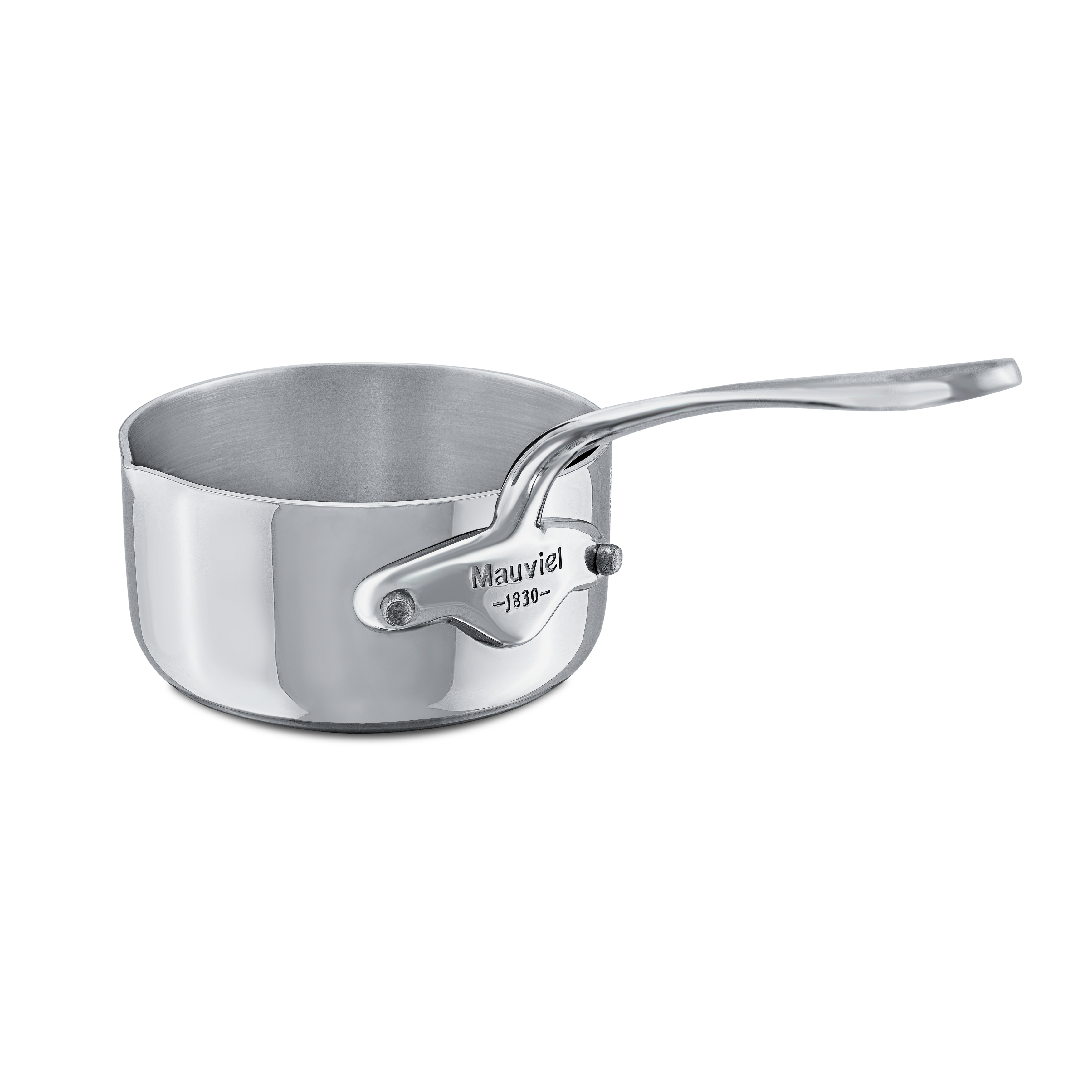 Mauviel M'COOK 5-Ply Sauce Pan With Cast Stainless Steel Handle, 0.8-Qt - Mauviel1830