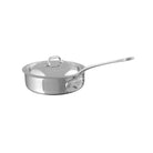 Mauviel M'COOK 5-Ply Saute Pan With Lid, Cast Stainless Steel Handle, 3.2-Qt - Mauviel1830