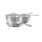 Mauviel M'COOK 5-Ply 5-Piece Cookware Set, Cast Stainless Steel Handles - Mauviel1830