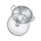 Mauviel M'COOK 5-Ply Wok With Rack, Two Cast Stainless Steel Handles, 12.6-In - Mauviel1830