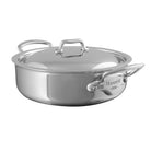 Mauviel M'COOK 5-Ply Rondeau With Lid, Cast Stainless Steel Handle - Mauviel1830