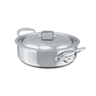 Mauviel M'COOK 5-Ply Rondeau With Lid, Cast Stainless Steel Handle, 1.8-Qt - Mauviel1830