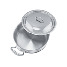 Mauviel M'COOK 5-Ply Rondeau With Lid, Cast Stainless Steel Handle, 1.8-Qt - Mauviel1830