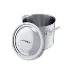 Mauviel M'COOK 5-Ply Stockpot With Lid, Cast Stainless Steel Handles, 9.7-Qt - Mauviel1830