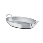 Mauviel M'COOK 5-Ply Oval Pan With Cast Stainless Steel Handles, 9.8-In - Mauviel1830