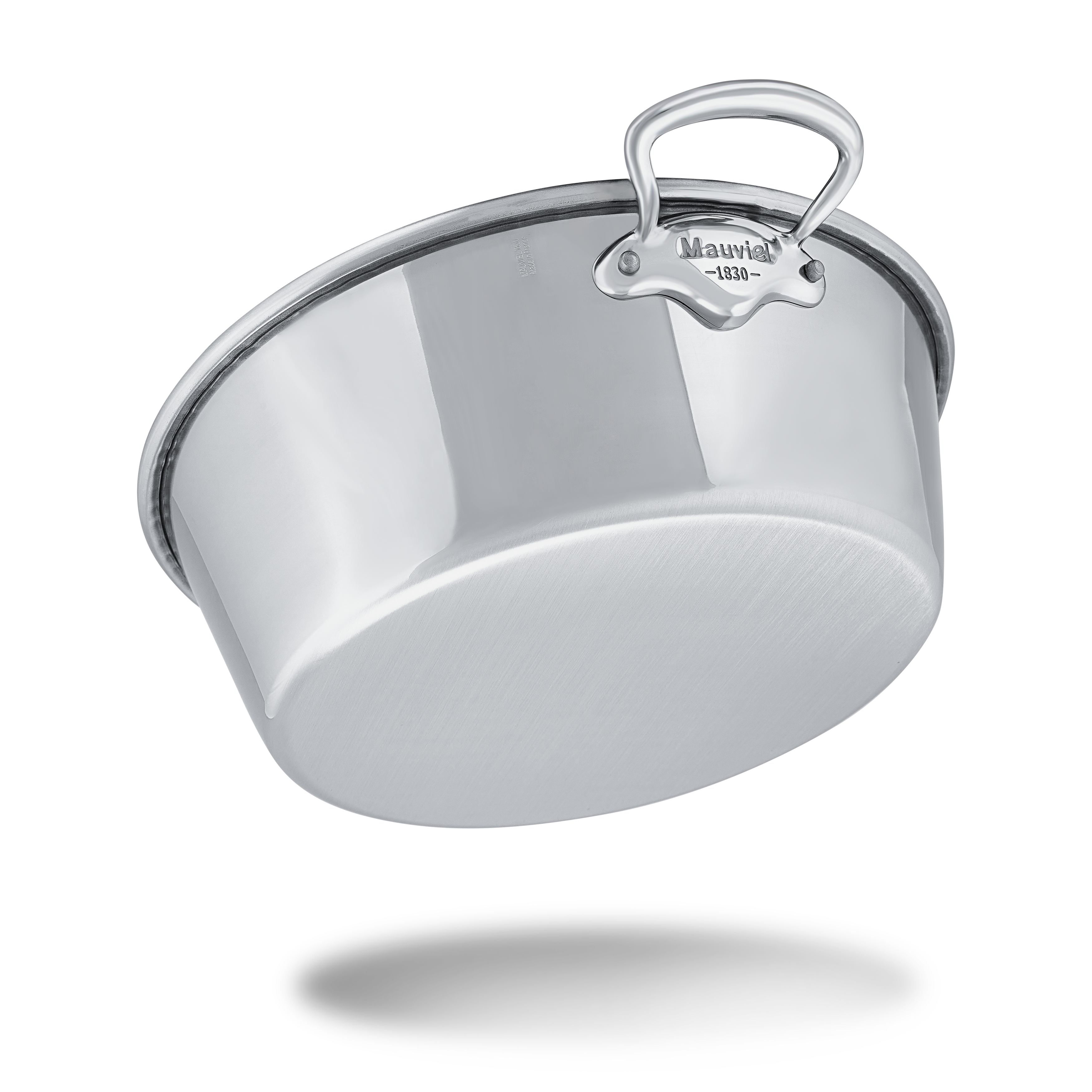 Mauviel M'PASSION Stainless Steel Jam Pan With Stainless Steel Handles, 10.5-Qt - Mauviel1830