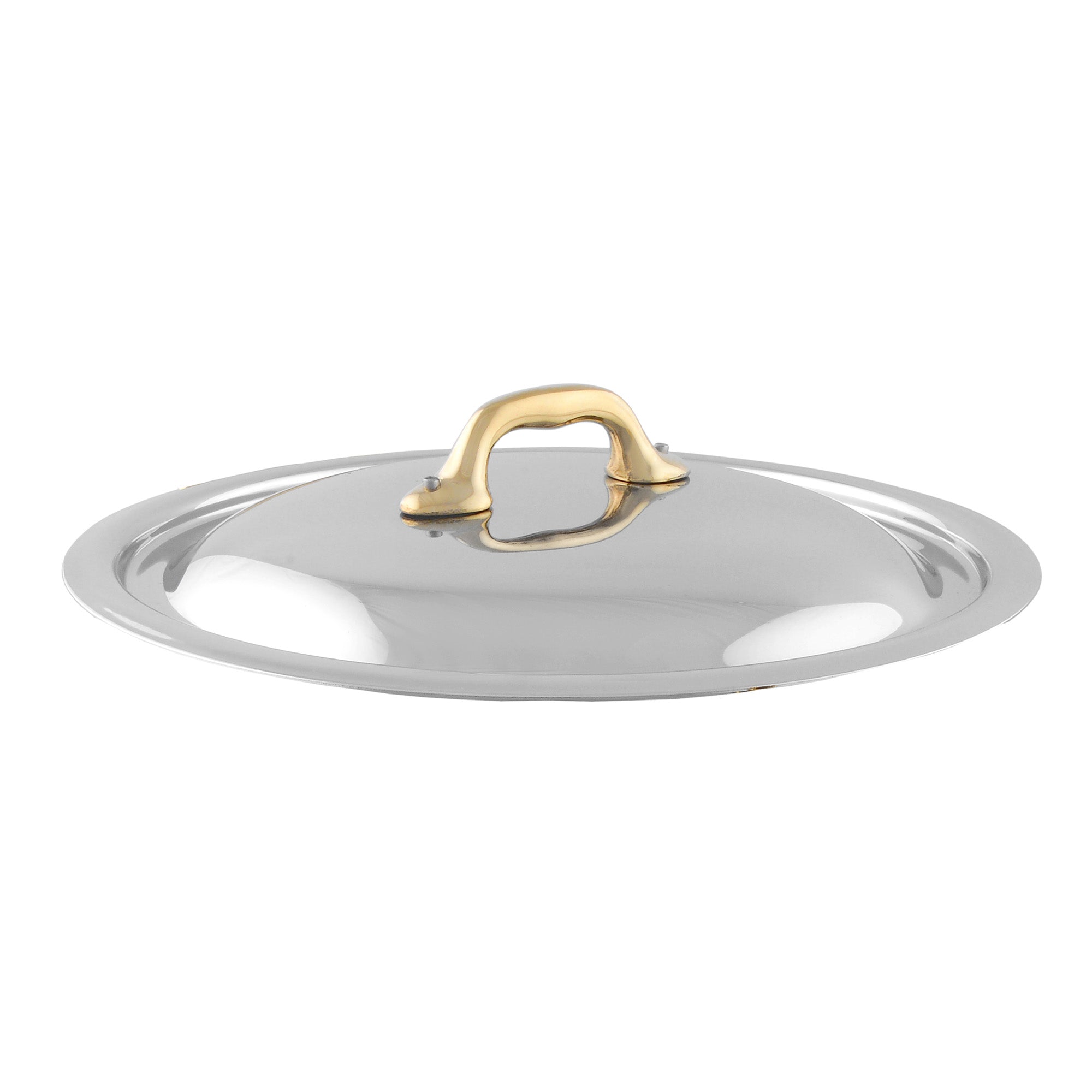 Mauviel M'COOK B Curved Lid With Brass Handle, 7-In - Mauviel1830