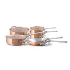 Mauviel M'3 S Copper 10-Piece Cookware Set With Cast Stainless Steel Handle - Mauviel1830