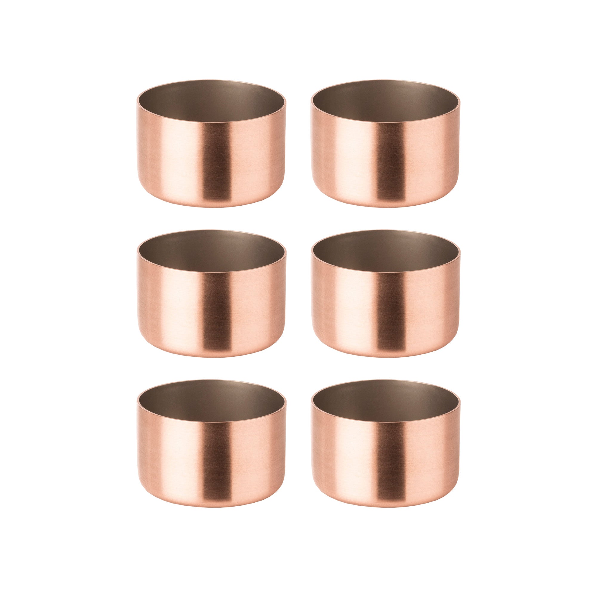 Mauviel M'PASSION Copper 6-Piece Souffle Mold Set - Mauviel1830