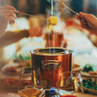 Mauviel M'Heritage M'150 S Copper Fondue Set With Stainless Steel Base, 3.4-Qt - Mauviel1830