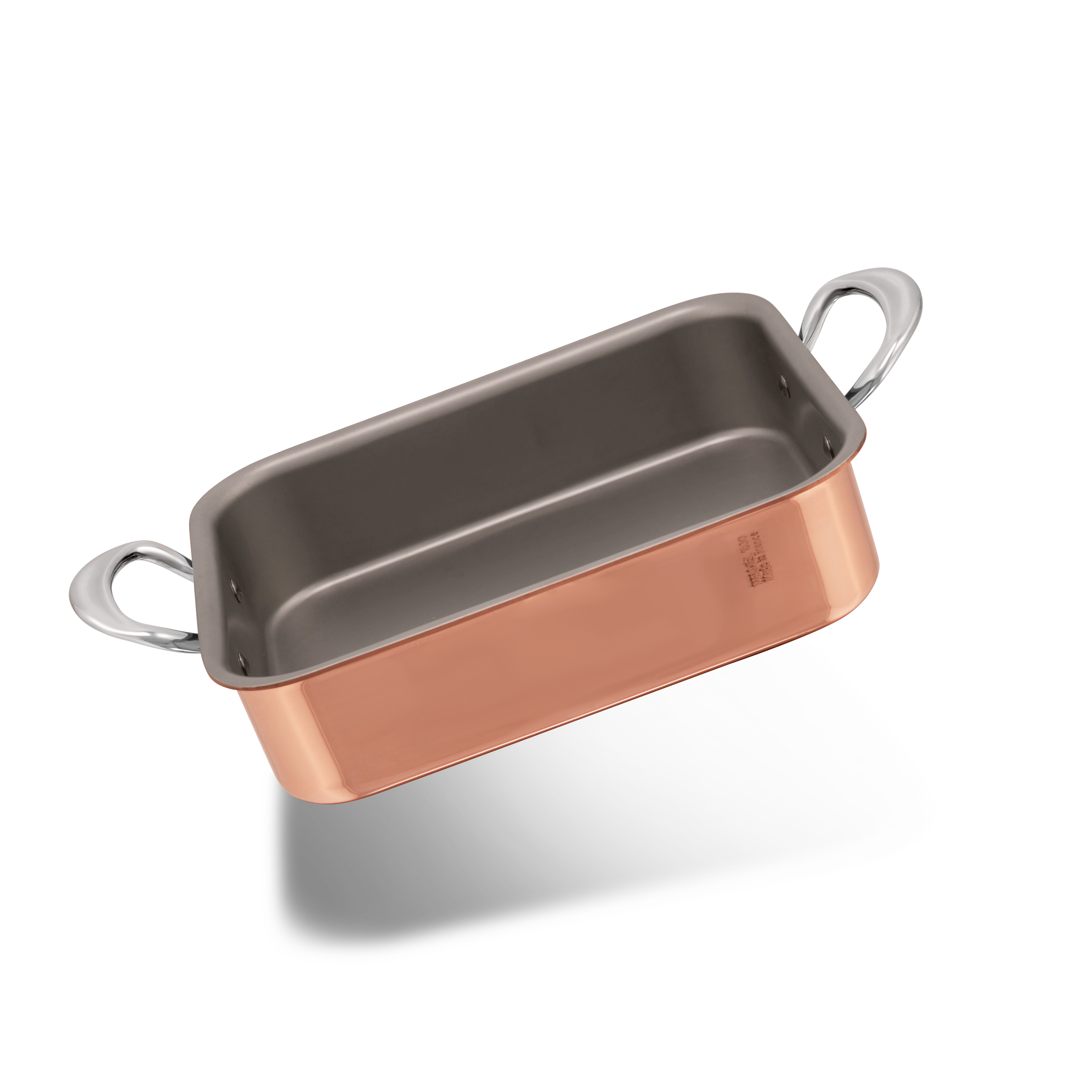 Mauviel Copper Roasting Pan With Stainless Steel Handles, 7.1 x 5.5-In - Mauviel1830