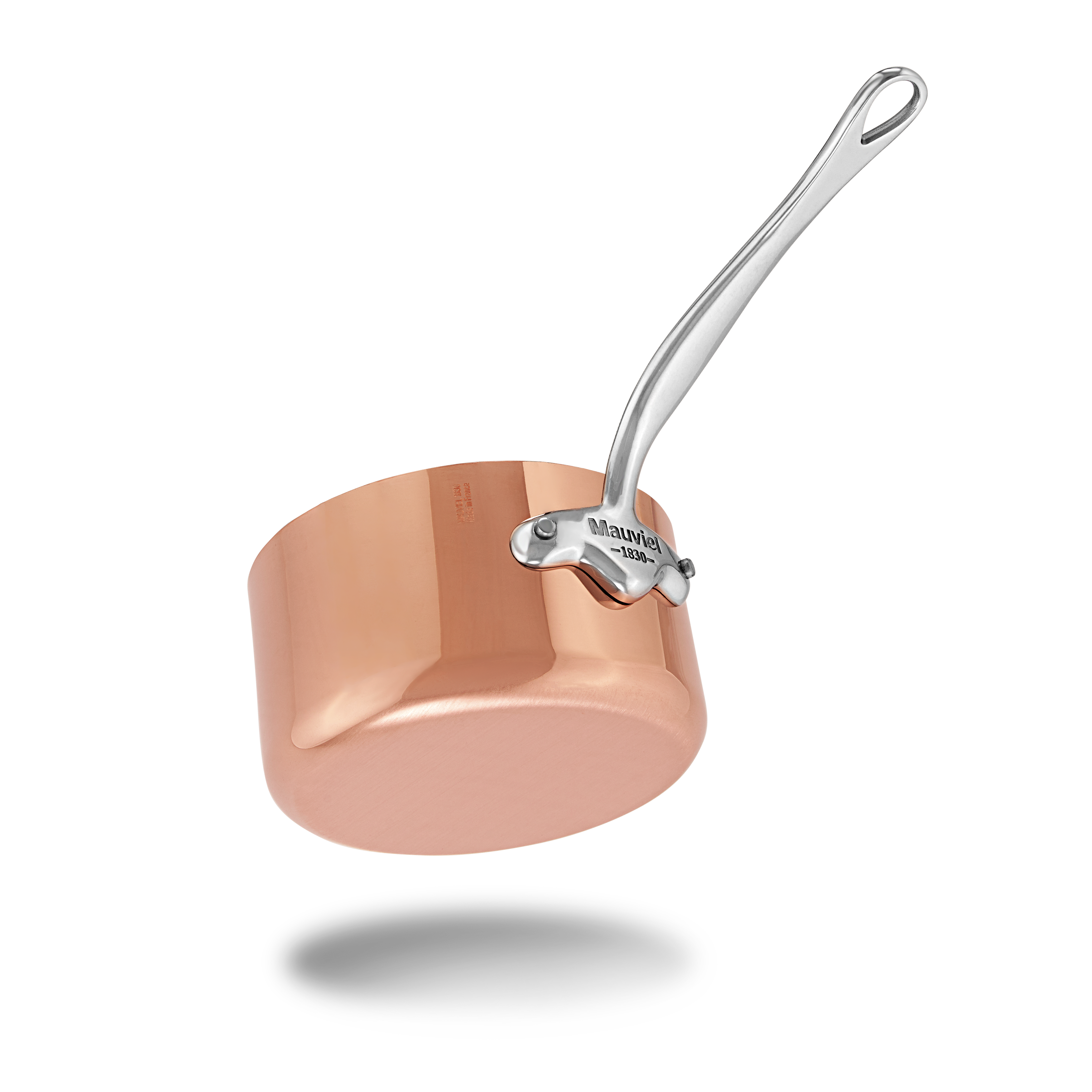 Mauviel M'Heritage M'150 S Copper Sauce Pan With Curved Lid And Cast Stainless Steel - Mauviel1830