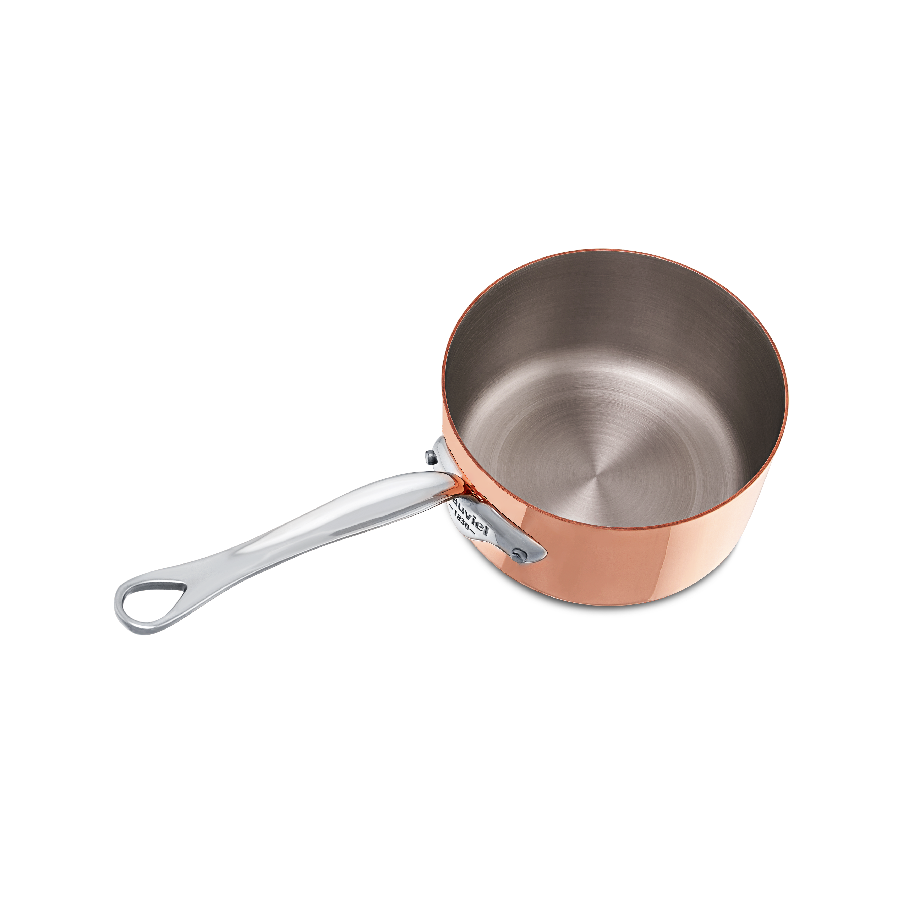 Mauviel M'Heritage M'150 S Copper Sauce Pan With Cast Stainless Steel - Mauviel1830